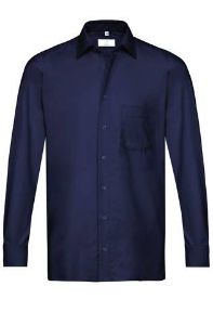 Bild von Haaglanden heren overhemd Greiff LM navy