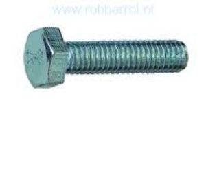 Afbeeldingen van Zeskanttapbout thermisch verzinkt m12x30