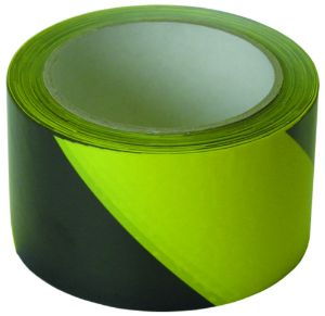 Image de Kelmaplast Zelfklevend afzetband Plakband zwart/geel 60mm