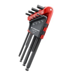 Image de Facom inbussleutelset 8- delig inch maten  3/32" 3/8"
