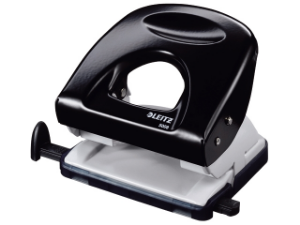 Afbeeldingen van Perforator Leitz 5008 NeXXt  metaal 30 vel zwart