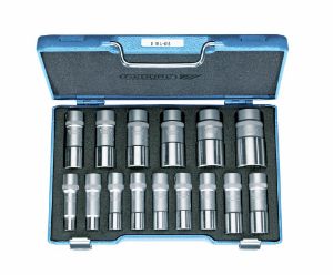 Image de GEDORE Dopsleutelset 1/2" 15-delig D 19 L-015 10-32mm