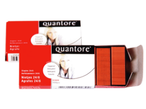 Bild von Nieten Quantore 24/6 verkoperd 1000 stuks