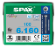 Bild von SPAX Spaanplaatschroef, 6.0 x 160 mm, t30, platkop, rvs a2
