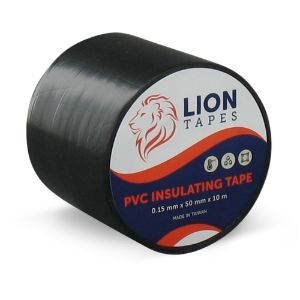 Image de TechnoTape Isolatietape Lionbrand Lionbrand zwart 50mm x 10m