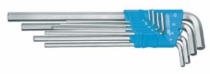 Afbeeldingen van GEDORE Stiftsleutelset tbv binnenzeskant-schroeven H 42 EL-88 A 8 delig 5/64-5/16