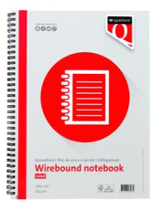 Image de Spiraalblok Quantore A4 lijn spiraal 100vel 70gr