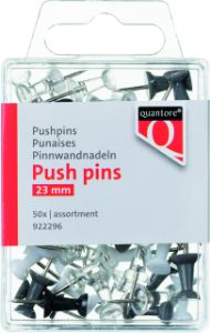 Bild von Push pins Quantore blister assorti 50 stuks