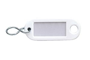 Bild von DX Sleutellabel wit