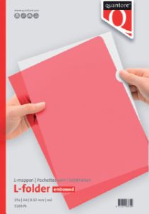 Bild von Insteekmap L-model Quantore A4 PP 0.12mm rood 25 stuks
