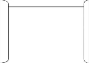 Bild von Envelop Quantore akte EC4 240x340mm zelfklevend wit 250 stuks