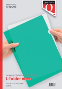 Bild von Insteekmap L-model Quantore A4 PP 0.12mm groen 25 stuks