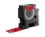 Afbeeldingen van Labeltape Dymo LabelManager D1 polyester 24mm zwart op rood S0720970