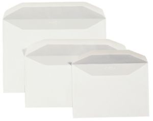 Bild von Envelop Quantore bank C6 114x162mm zelfklevend wit 100 stuks