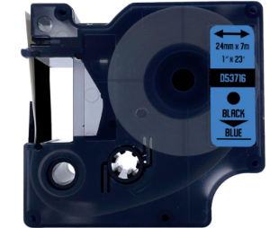 Image de DULA Dymo D1 53716 - S0720960 zwart op blauw