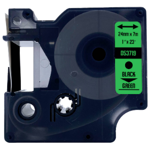Afbeeldingen van DULA Dymo D1 53719 - S0720990 zwart op groen
