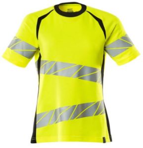 Afbeeldingen van Triferto dames t-shirt hi-vis geel/zwart