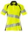 Bild von Triferto dames polo hi-vis geel/zwart