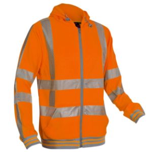 Afbeeldingen van Schouls hooded sweatvest RWS oranje