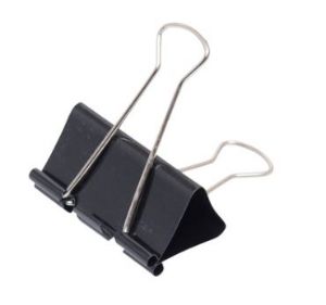 Afbeeldingen van Maul Papierklem 50 mm zwart 12 stuks