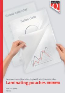Image de Lamineerhoes Quantore A3 2x125micron 100 stuks
