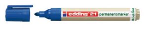 Afbeeldingen van Edding 21 permanent marker blauw 1.5-3 mm