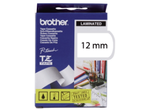 Image de Brother labeltape, 12 mm x 8 meter, tze-231, wit/zwart